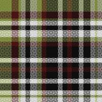 Tartan or plaid winter color pattern. vector