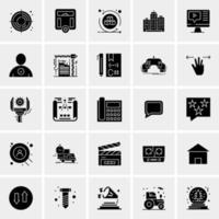 25 Universal Business Icons Vector Creative Icon Illustration to use in web and Mobile Related project