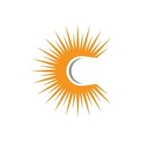 Sun logo images illustration vector
