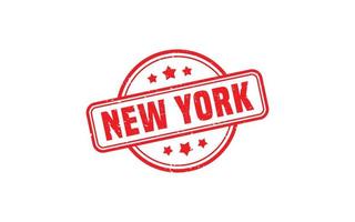 NEW YORK rubber stamp texture with grunge style on white background vector