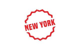 NEW YORK rubber stamp texture with grunge style on white background vector