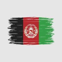 Afghanistan Flag Brush vector