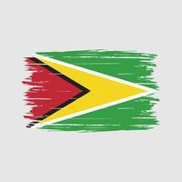 Guyana Flag Brush vector