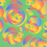 abstract background with circles. abstract red orange yellow green background. vector