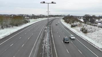 Traffic On A Motorway video