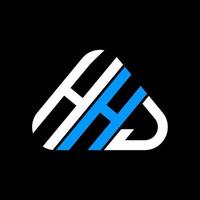 HHJ letter logo creative design with vector graphic, HHJ simple and modern logo.