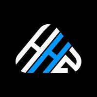 HHZ letter logo creative design with vector graphic, HHZ simple and modern logo.