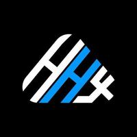 diseño creativo del logotipo de la letra hhx con gráfico vectorial, logotipo simple y moderno de hhx. vector