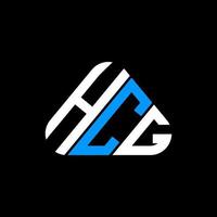 diseño creativo del logotipo de la letra hcg con gráfico vectorial, logotipo simple y moderno de hcg. vector