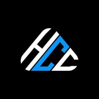 diseño creativo del logotipo de la letra hcc con gráfico vectorial, logotipo simple y moderno de hcc. vector