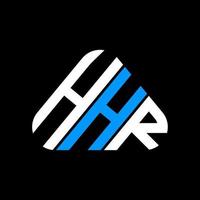 diseño creativo del logotipo de la letra hhr con gráfico vectorial, logotipo simple y moderno de hhr. vector