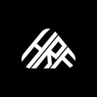 diseño creativo del logotipo de la letra hrf con gráfico vectorial, logotipo simple y moderno de hrf. vector