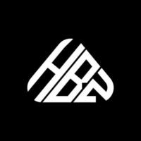 diseño creativo del logotipo de la letra hbz con gráfico vectorial, logotipo simple y moderno de hbz. vector