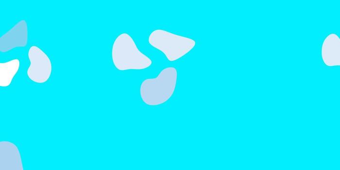 plantilla de vector azul claro, amarillo con formas abstractas.