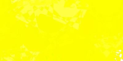Light Yellow vector backdrop with triangles, lines.