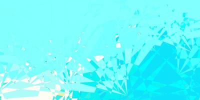 Light Blue, Yellow vector background with triangles.