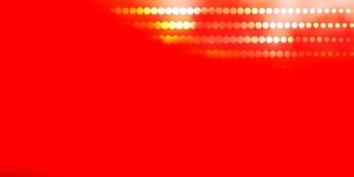 Light Red vector background with circles.