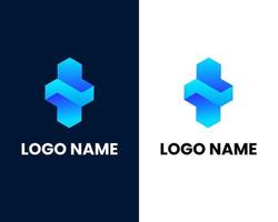 letter h and z mark modern business logo design template vector