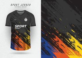 Background mockup for sports jerseys, jerseys, running jerseys, brush pattern, half body, diagonal lines. vector