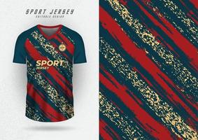 Background mockup for a sports shirt, race shirt, running shirt, grunge pattern, diagonal, navy tone. vector