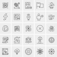 25 Universal Business Icons Vector Creative Icon Illustration to use in web and Mobile Related project