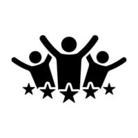 Customer experience icon vector client satisfaction symbol customer relationship management concept for graphic design, logo, website, social media, mobile app, UI illustration
