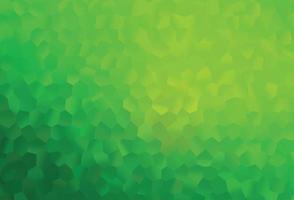 plantilla de vector verde claro en estilo hexagonal.