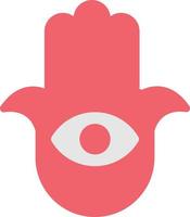 Hamsa Vector Icon Design