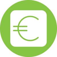 Euro Sign Vector Icon Design