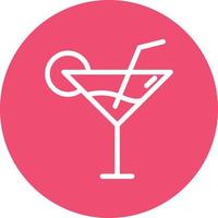 Cocktail Vector Icon Design