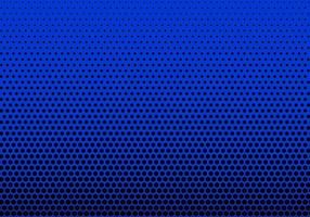 Background geometric uses hexagonal shapes to form a pattern from large to small. blue background Use it as wallpaper or artwork. vector