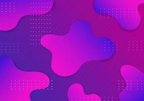 Abstract background freeform shapes mainly using blue-violet hues. There are dotted elements arranged in a pattern. and free form can be used in a variety of ways vector