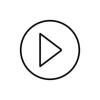 Play Button Vector Icon