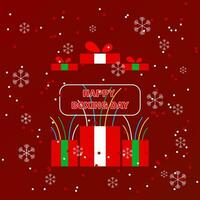 vector banner boxing day template good for website, design, wallpaper, background, sosial media content, print, mockup