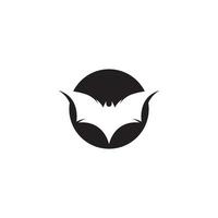 Bat logo template vector icon illustration