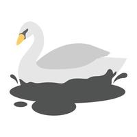 Trendy Duck Concepts vector