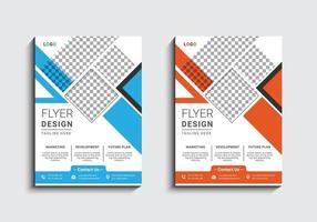 Modern and creative professional corporate business flyer template design in a4 vector
