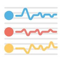 Trendy Control Chart vector