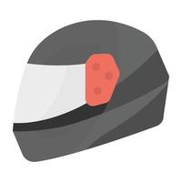 casco de motociclista de moda vector