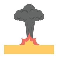 Trendy Nuclear Explosion vector
