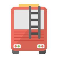 Trendy Fire Engine vector