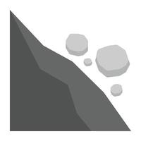 Trendy Landslide Concepts vector