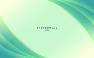 Abstract geometric shape green background vector
