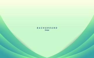 Abstract green shape elegant background template design vector