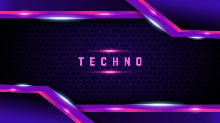 techno abstract background design
