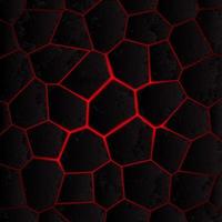 Abstract vector background with cracked ground and lava