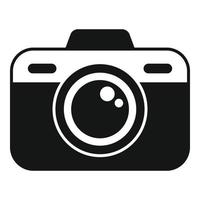 Camera privacy icon simple vector. Data protect vector