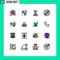 Stock Vector Icon Pack of 16 Line Signs and Symbols for webpage seo business screwdriver path Editable Creative Vector Design Elements