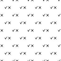 Check marks pattern, simple style vector