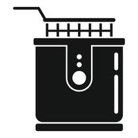 restaurante freidora icono vector simple. canasta de frituras